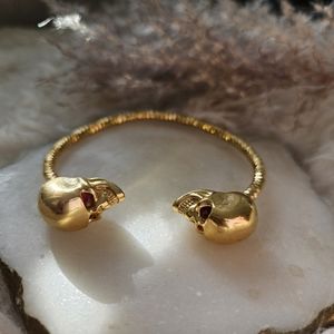 ALEXANDER MCQUEEN Crystal Skull Bracelet